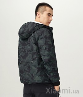 Куртка Xiaomi Uleemark double-sided wear men's down jacket Green-Black S